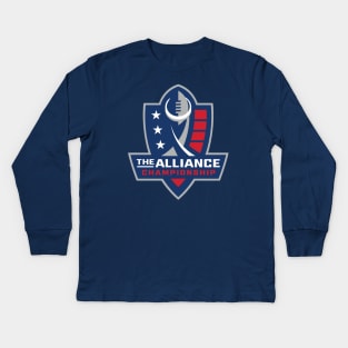 Alliance of American Football Championship 2019 Logo T-Shirt Kids Long Sleeve T-Shirt